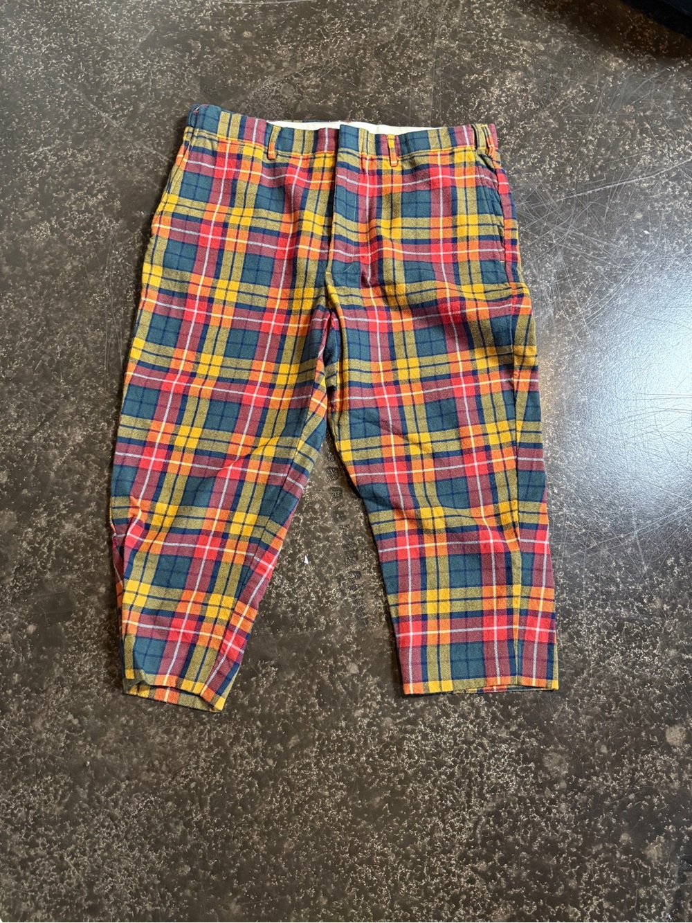 Orvis Men's Multicolor Plaid Chinos - Red, Yellow, Blue